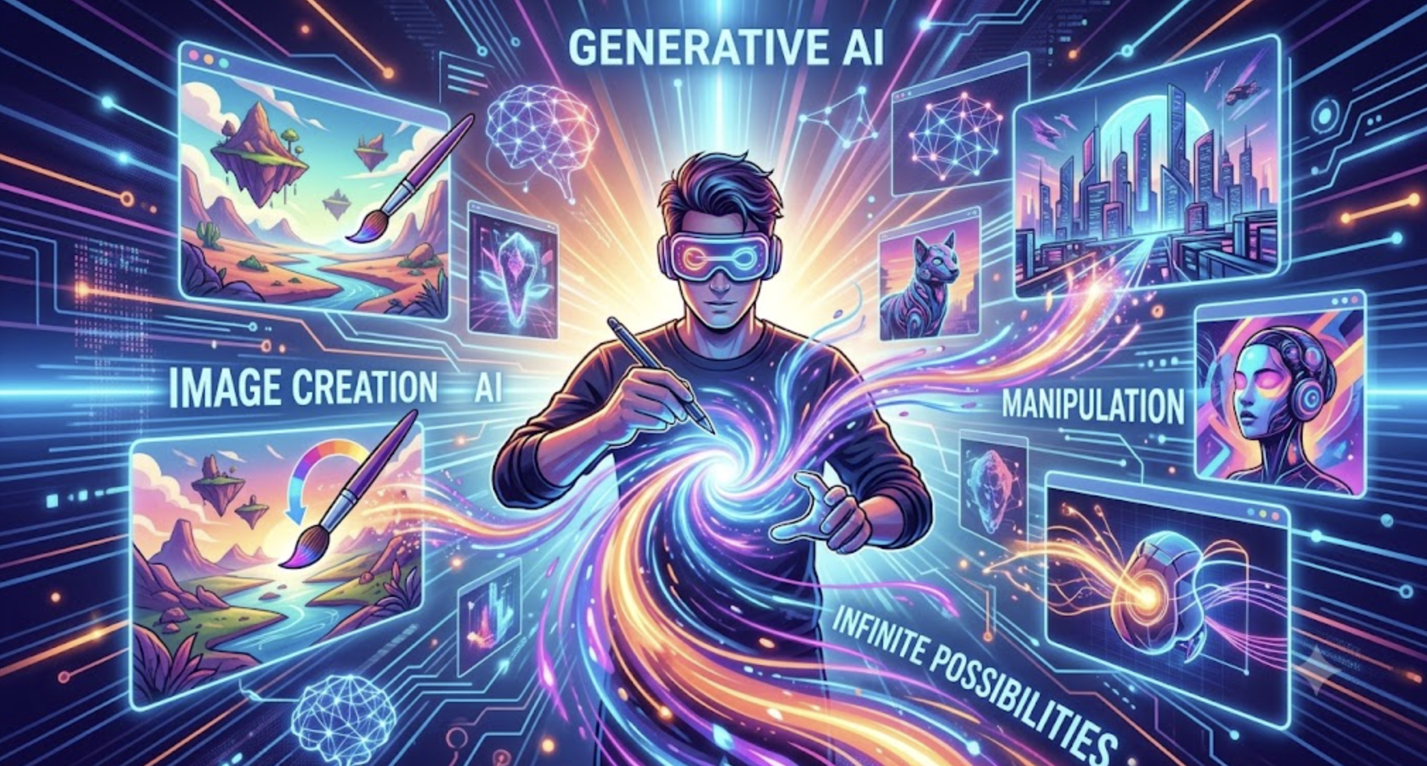 Generative AI for Image Creation and Manipulation: Unveiling Infinite Possibilities