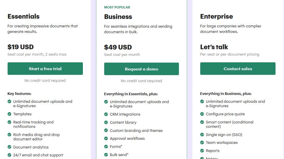Pricing Models in AI Document Automation Tools