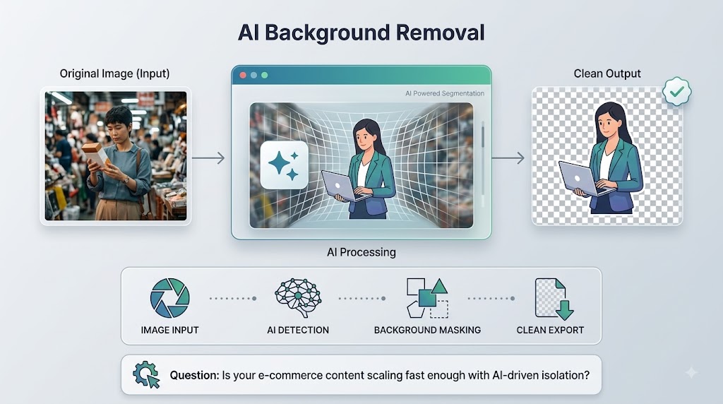 AI background removal